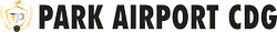 parking aeroport roissy park airport cdg logo horizontal texte noir 250x29